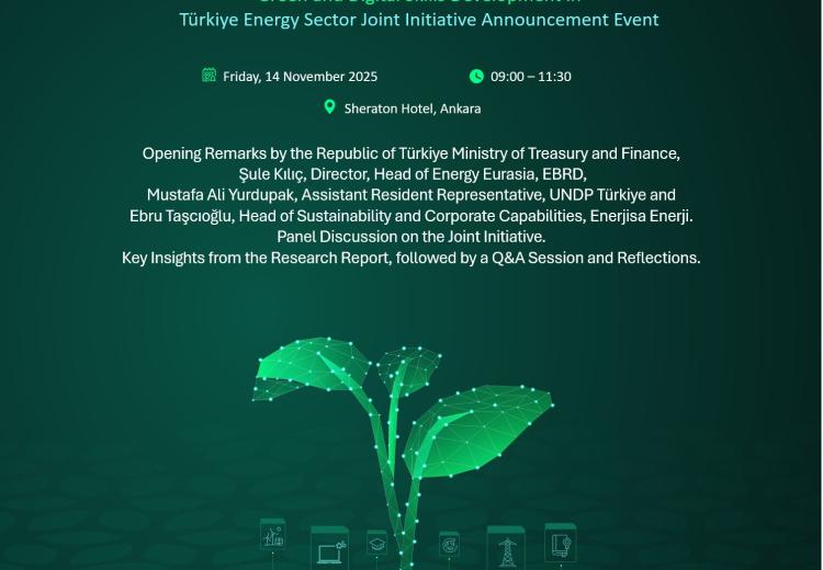 The Green and Digital Skills Development in the Turkish Energy Sector Joint Initiative Announcement Event